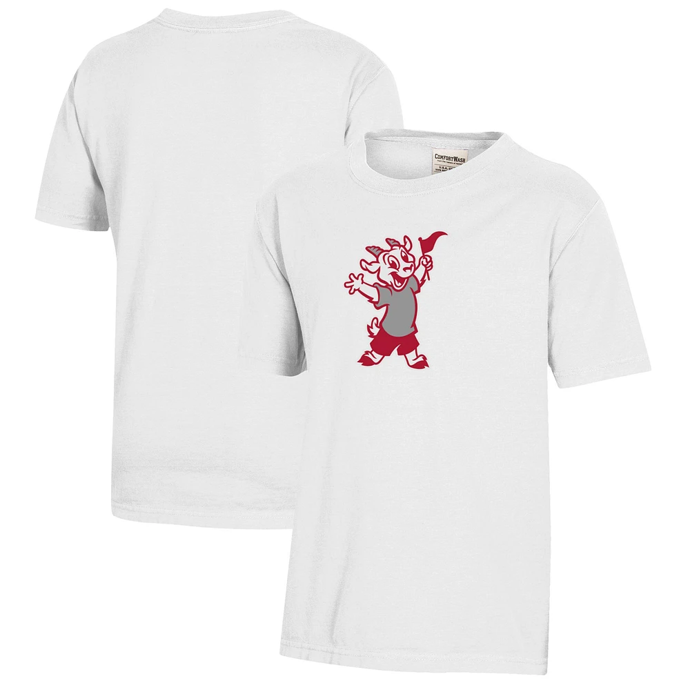 Youth White Worcester Polytechnic Institute Engineers Logo Comfort Wash T-Shirt