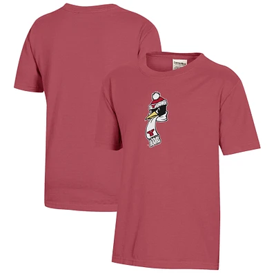 Youth Red Youngstown State Penguins Logo Comfort Wash T-Shirt
