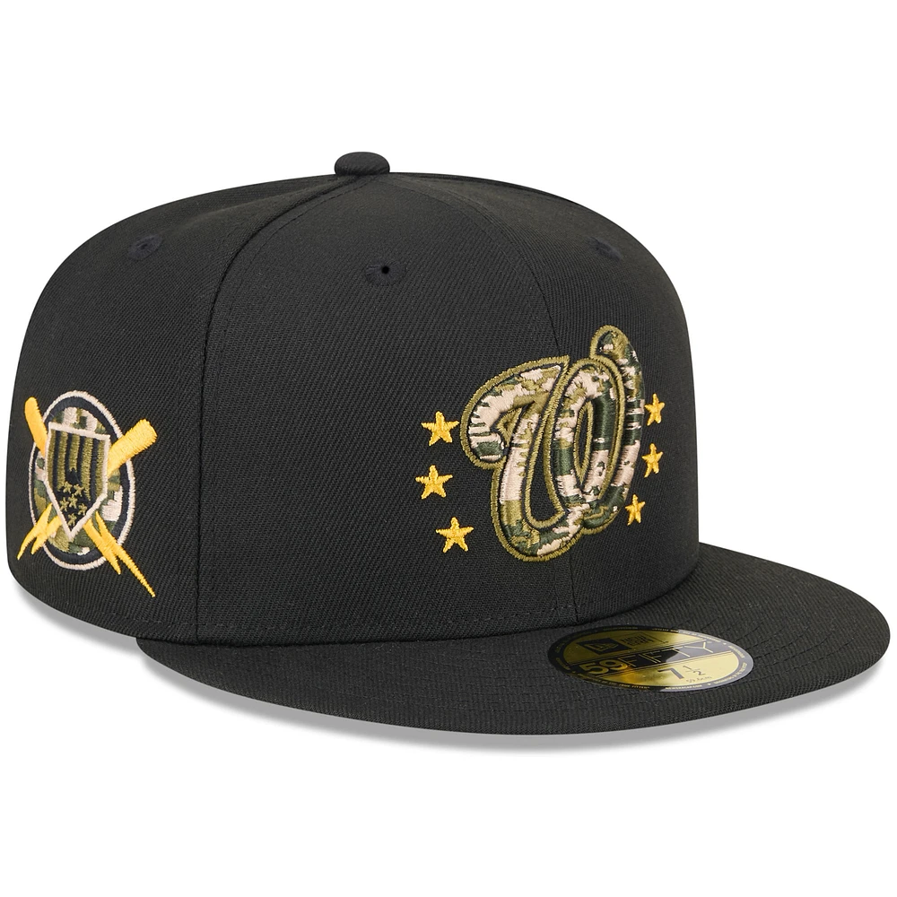 Men's New Era Washington Nationals Armed Forces Day On-Field 59FIFTY Fitted Hat