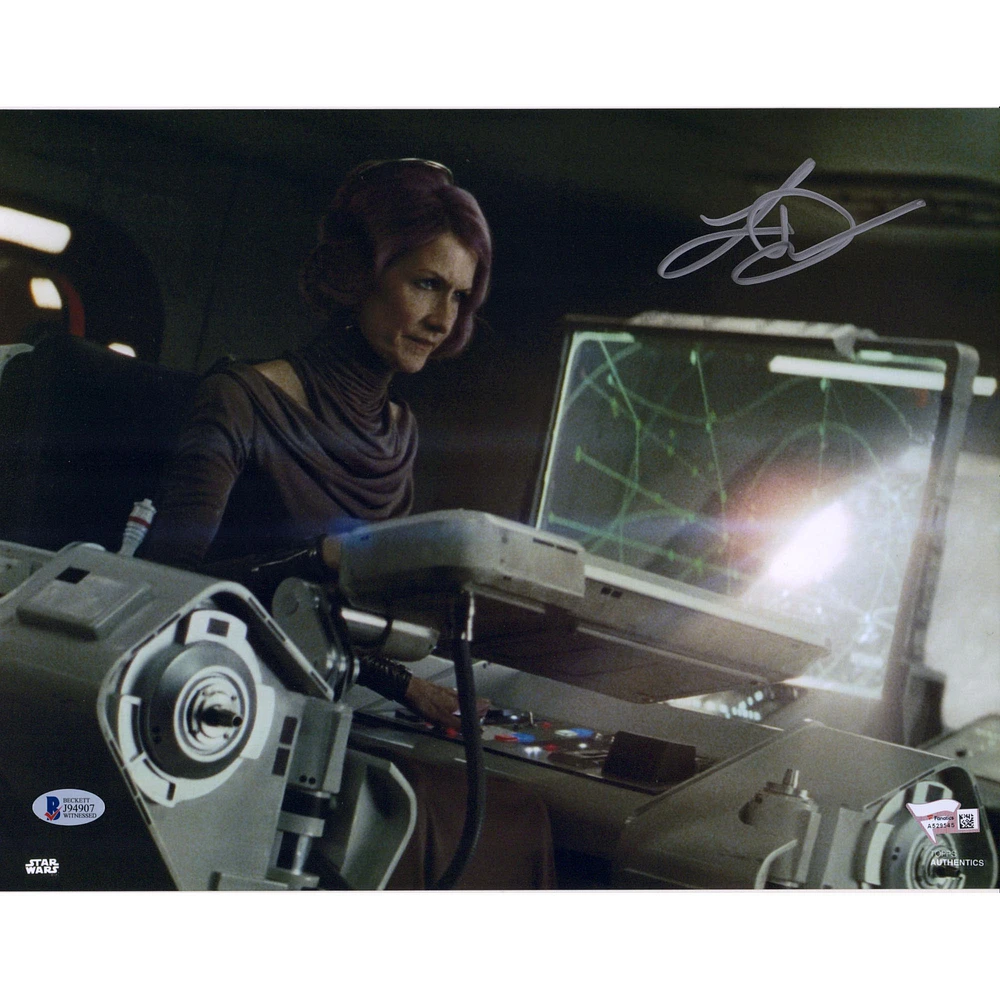 Laura Dern Star Wars: The Last Jedi Autographed 12" x 18" Photograph - BAS