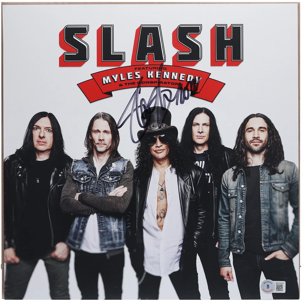 Slash Autographed Slash and The Conspirators Album Cover - BAS