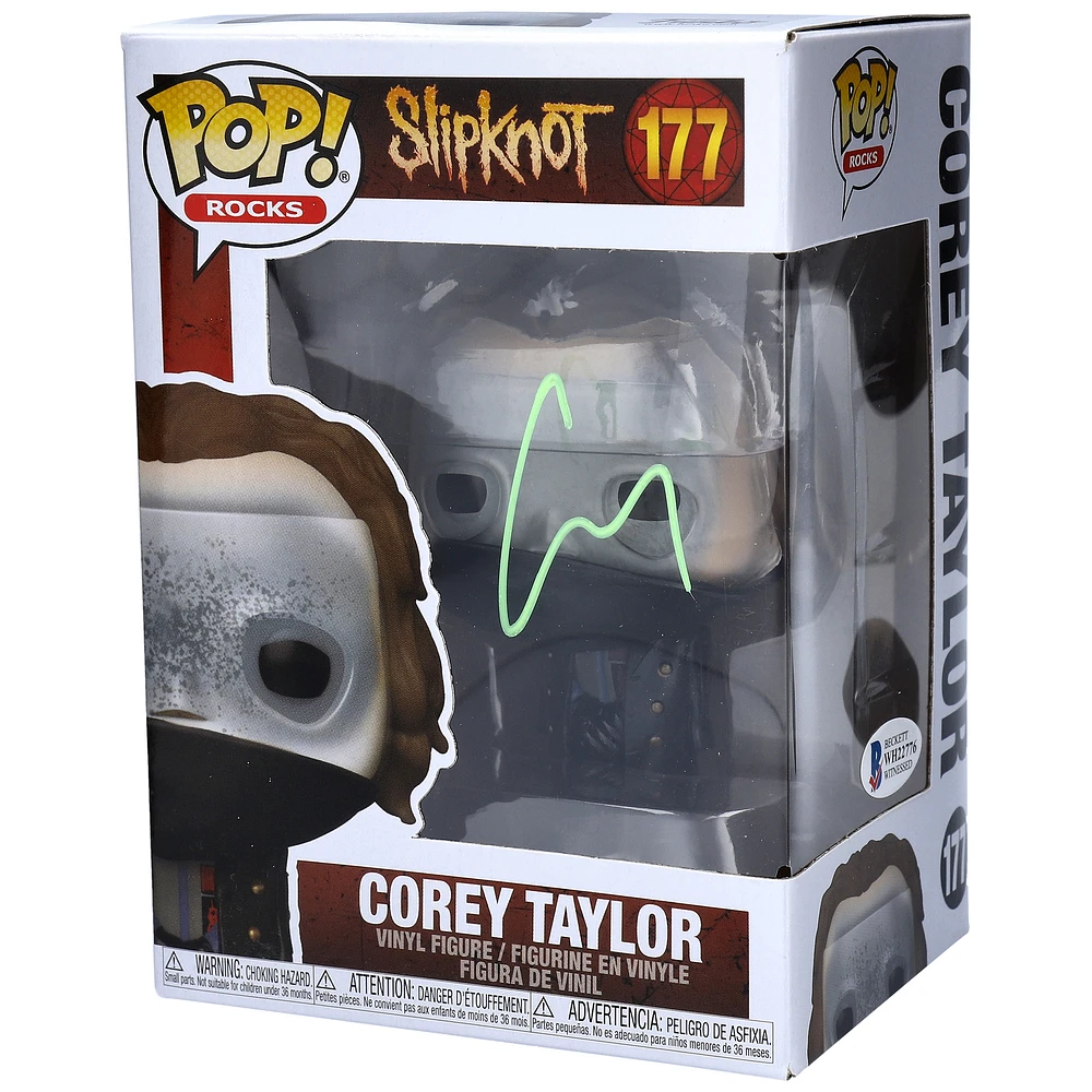 Corey Taylor Slipknot Autographed #177 Funko Pop! Signed in Light