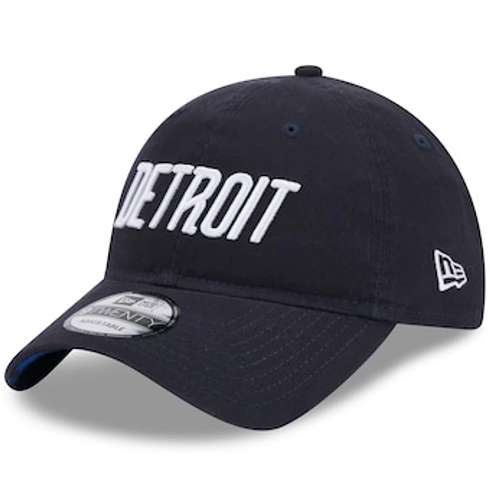 Men's New Era Navy Detroit Tigers 2024 City Connect 9TWENTY Adjustable Hat