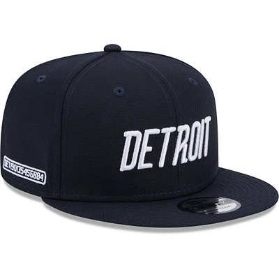 Men's New Era Navy Detroit Tigers 2024 City Connect 9FIFTY Snapback Hat