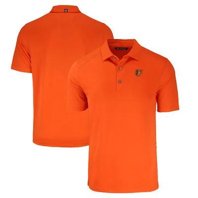 Men's Cutter & Buck Orange Baltimore Orioles Big Tall Forge Eco Stretch Recycled Polo