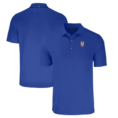 Men's Cutter & Buck Royal New York Mets Big & Tall Forge Eco Stretch Recycled Polo