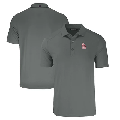 Men's Cutter & Buck Gray St. Louis Cardinals Big & Tall Forge Eco Stretch Recycled Polo