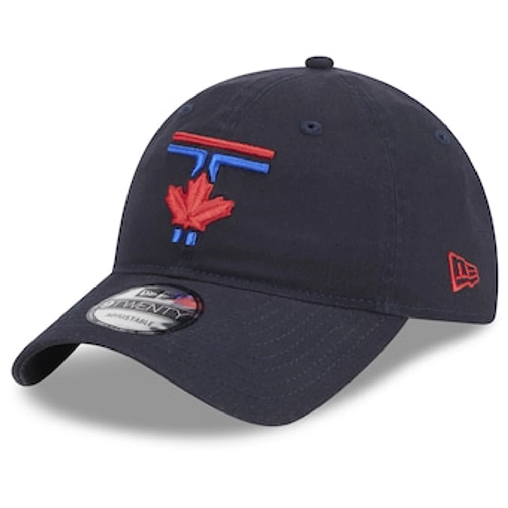 Men's New Era Navy Toronto Blue Jays 2024 City Connect 9TWENTY Adjustable Hat