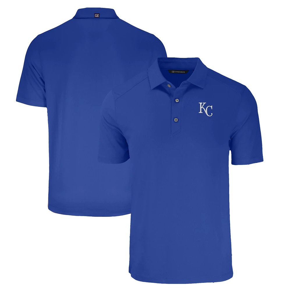 Men's Cutter & Buck Royal Kansas City Royals Forge Eco Stretch Recycled Polo