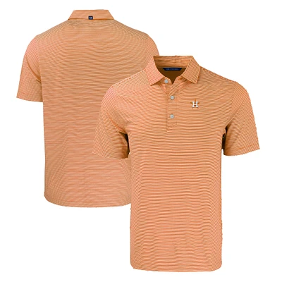 Men's Cutter & Buck /White Houston Astros Forge Eco Double Stripe Stretch Recycled Polo