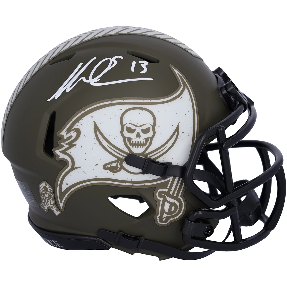 Mike Evans Tampa Bay Buccaneers Autographed Riddell Speed Mini Helmet
