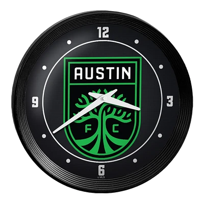 Austin FC 15" Ribbed Frame Wall Clock