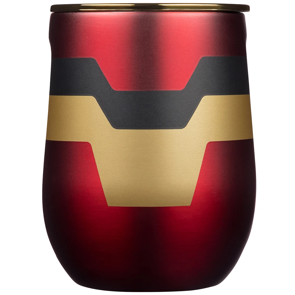 Corkcicle Iron Man 12oz. Stemless Wine Glass