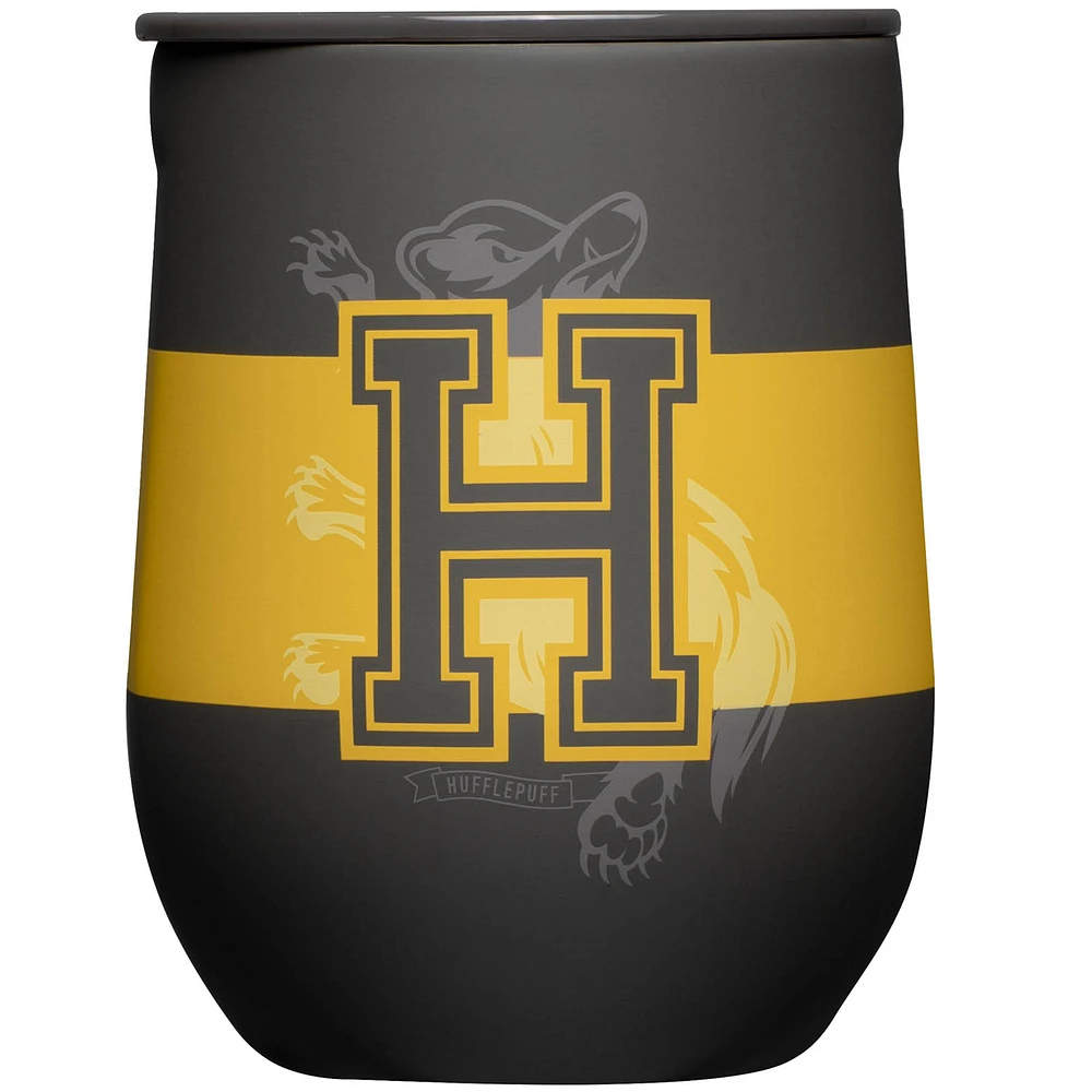 Corkcicle Hufflepuff Harry Potter 12oz. Stemless Wine Glass