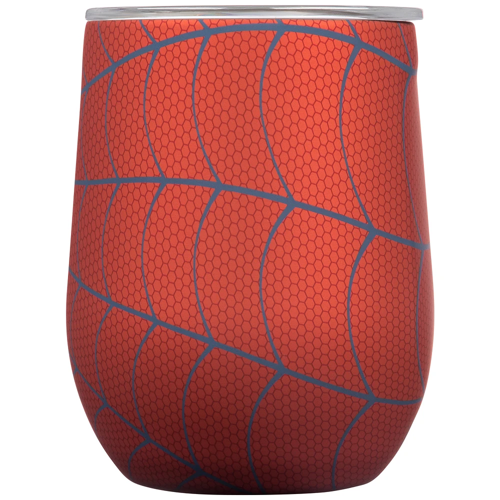 Corkcicle Spiderman Marvel 12oz. Stemless Wine Glass