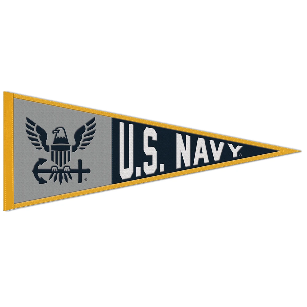 WinCraft Navy 13" x 32" Wool Pennant