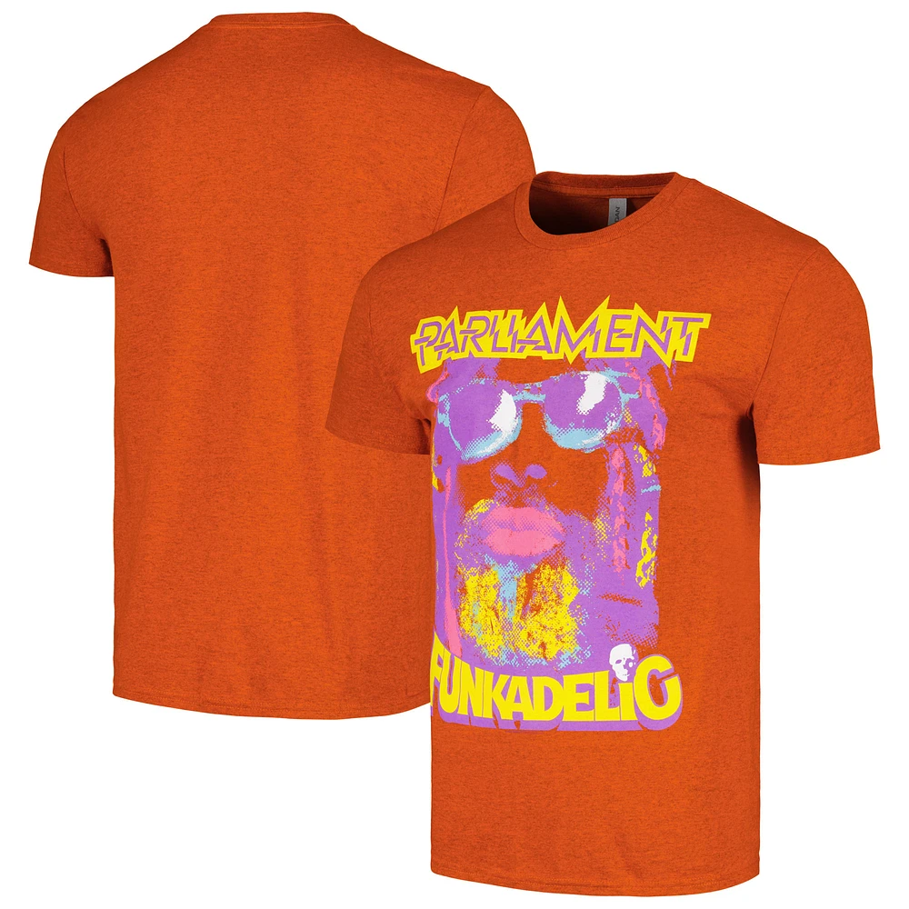Unisex Orange Parliament-Funkadelic Portrait Photo T-Shirts