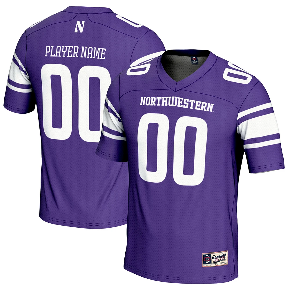 Men's GameDay Greats Northwestern Wildcats NIL Pick-A-Player Football Jersey