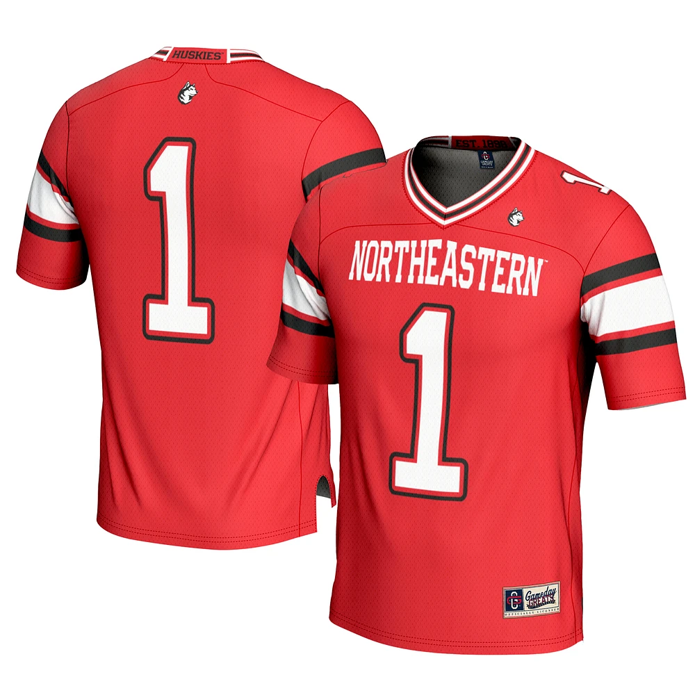 Youth GameDay Greats #1 Red Northeastern Huskies Football Jersey