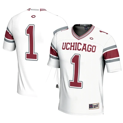 Youth GameDay Greats #1 White UChicago Maroons Football Jersey
