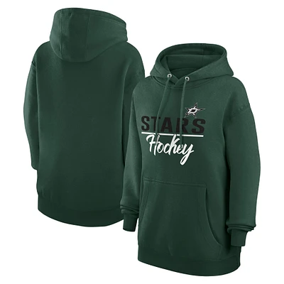 Women's G-III 4Her by Carl Banks Dallas Stars Team Sport Tri-Blend Fleece Hoodie