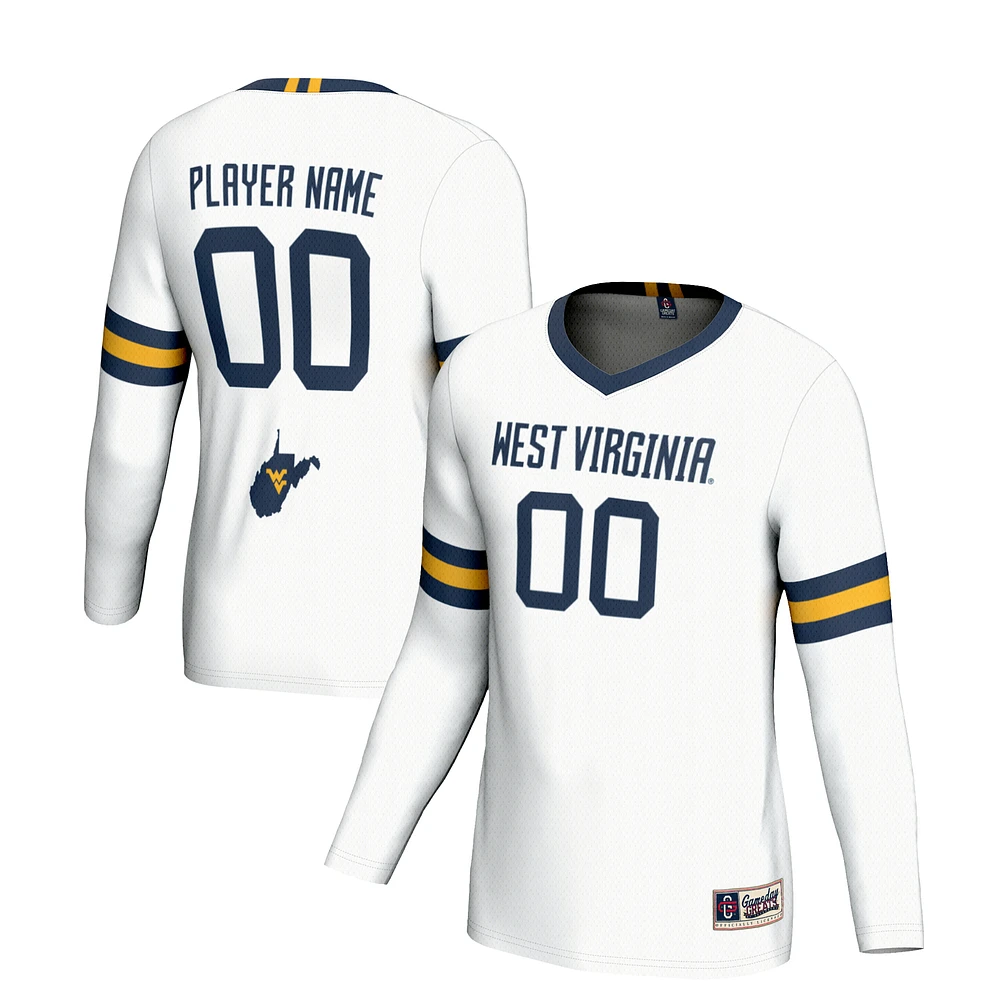 Unisex GameDay Greats West Virginia Mountaineers NIL Pick-A-Player Lightweight Volleyball Jersey
