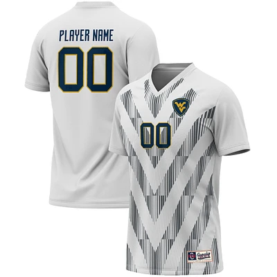 Unisex GameDay Greats White West Virginia Mountaineers Pick-A-Player NIL Lightweight Soccer Jersey