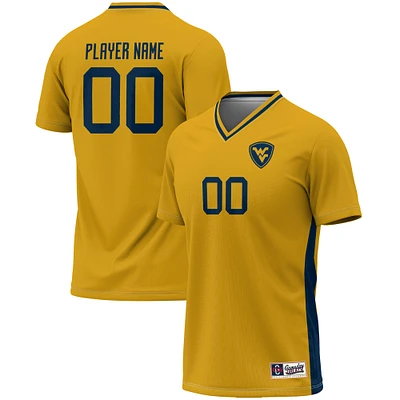 Unisex GameDay Greats Gold West Virginia Mountaineers Pick-A-Player NIL Lightweight Soccer Jersey