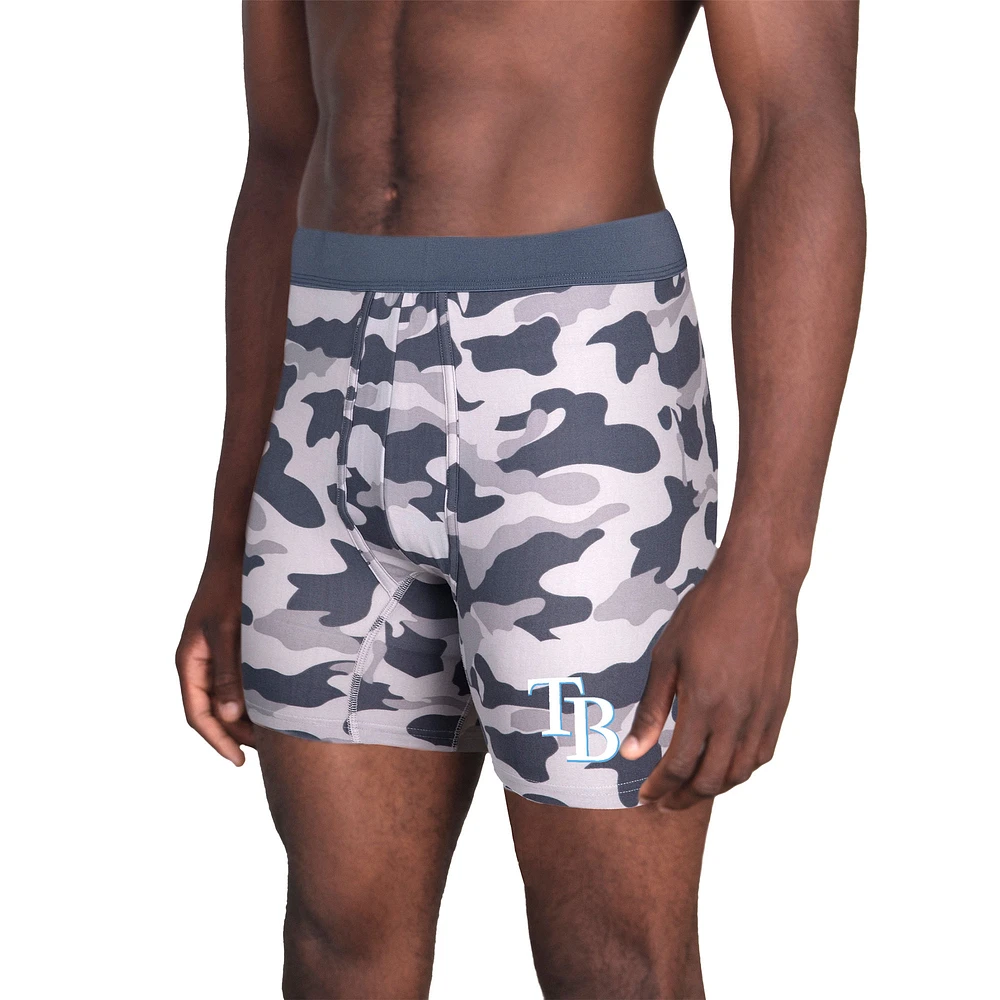 Men's Concepts Sport Charcoal Tampa Bay Rays Invincible Knit Boxer Brief