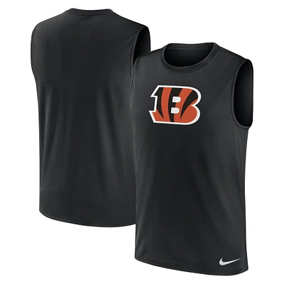 Men's Nike Black Cincinnati Bengals Blitz Legend Performance Muscle Tank Top