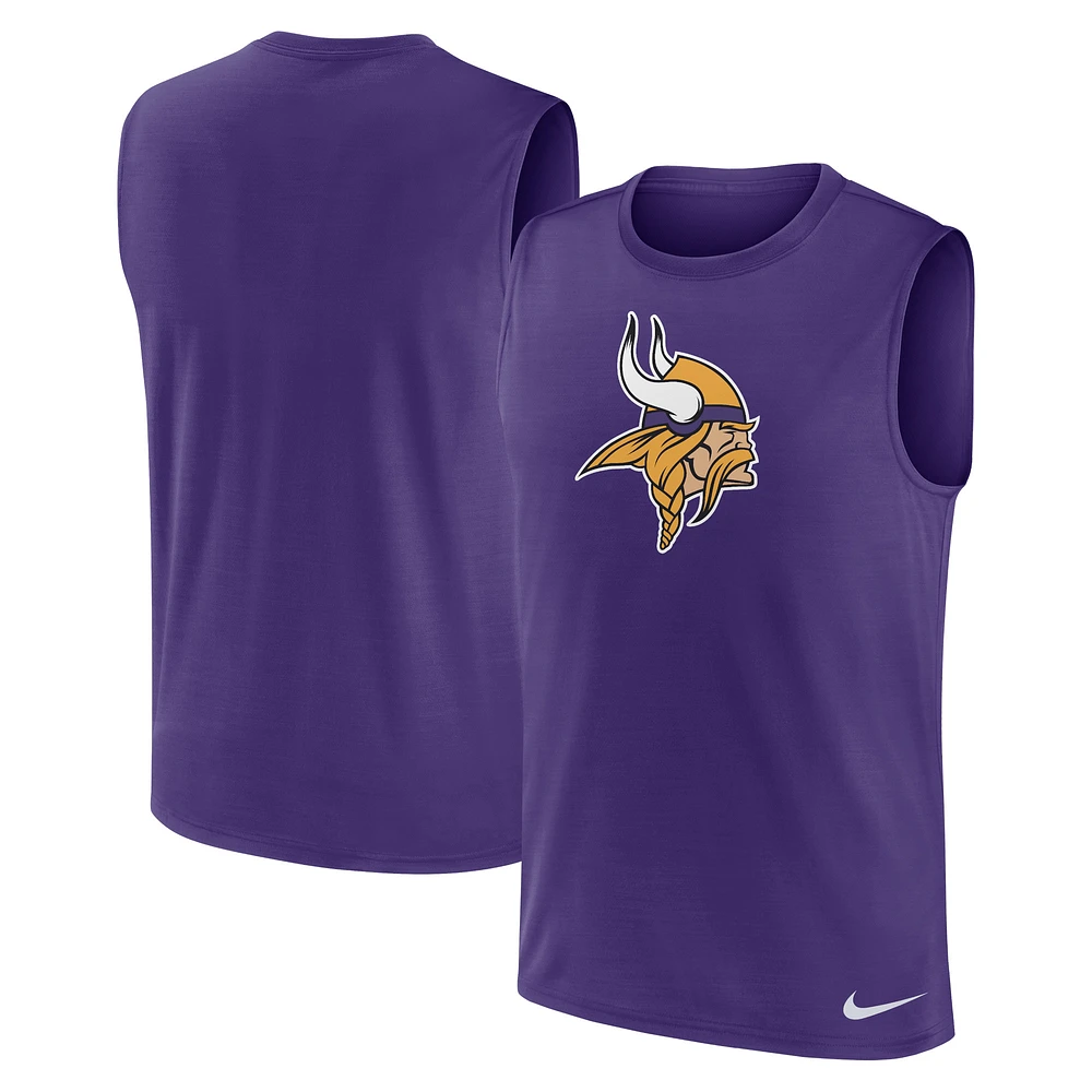 Men's Nike Purple Minnesota Vikings Blitz Legend Performance Muscle Tank Top