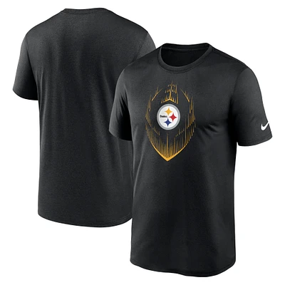 Men's Nike Black Pittsburgh Steelers Primetime Legend Icon Performance T-Shirt