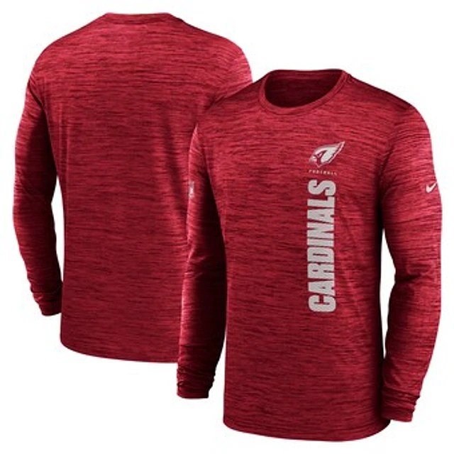 Shop Nike Men's Nike Cardinal Arizona Cardinals Sideline Velocity