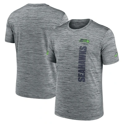 Men's Nike Gray Seattle Seahawks Sideline Velocity Performance T-Shirt
