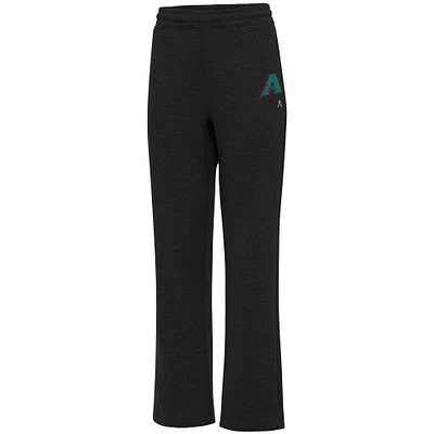 Women's Antigua Black Arizona Diamondbacks Cooperstown Victory Sweatpants