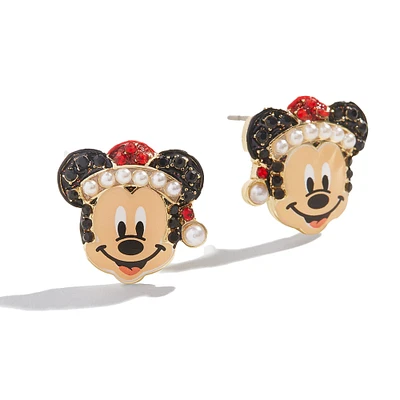 BaubleBar Mickey Mouse Santa Delicate Earrings