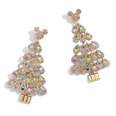 BaubleBar Mickey & Friends Christmas Tree Statement Earrings