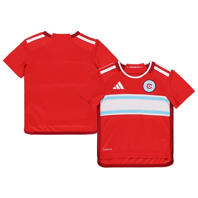 Toddler adidas Red Chicago Fire 2024 AEROREADY Team Jersey