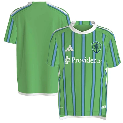 Toddler adidas Rave Green Seattle Sounders FC 2024 AEROREADY Team Jersey