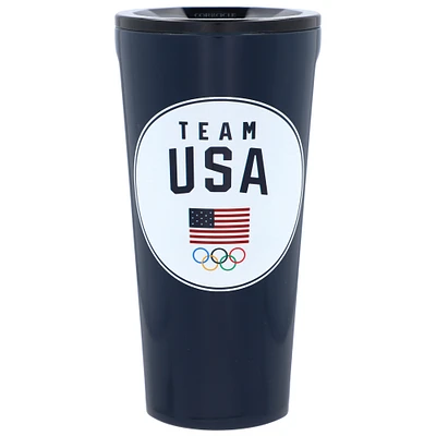 Corkcicle Team USA 16oz. Circle Badge Stainless Steel Tumbler