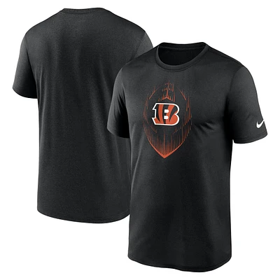 Men's Nike Black Cincinnati Bengals Big & Tall Blitz Legend Icon T-Shirt