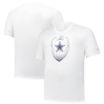 Men's Nike White Dallas Cowboys Big & Tall Blitz Legend Icon Performance T-Shirt