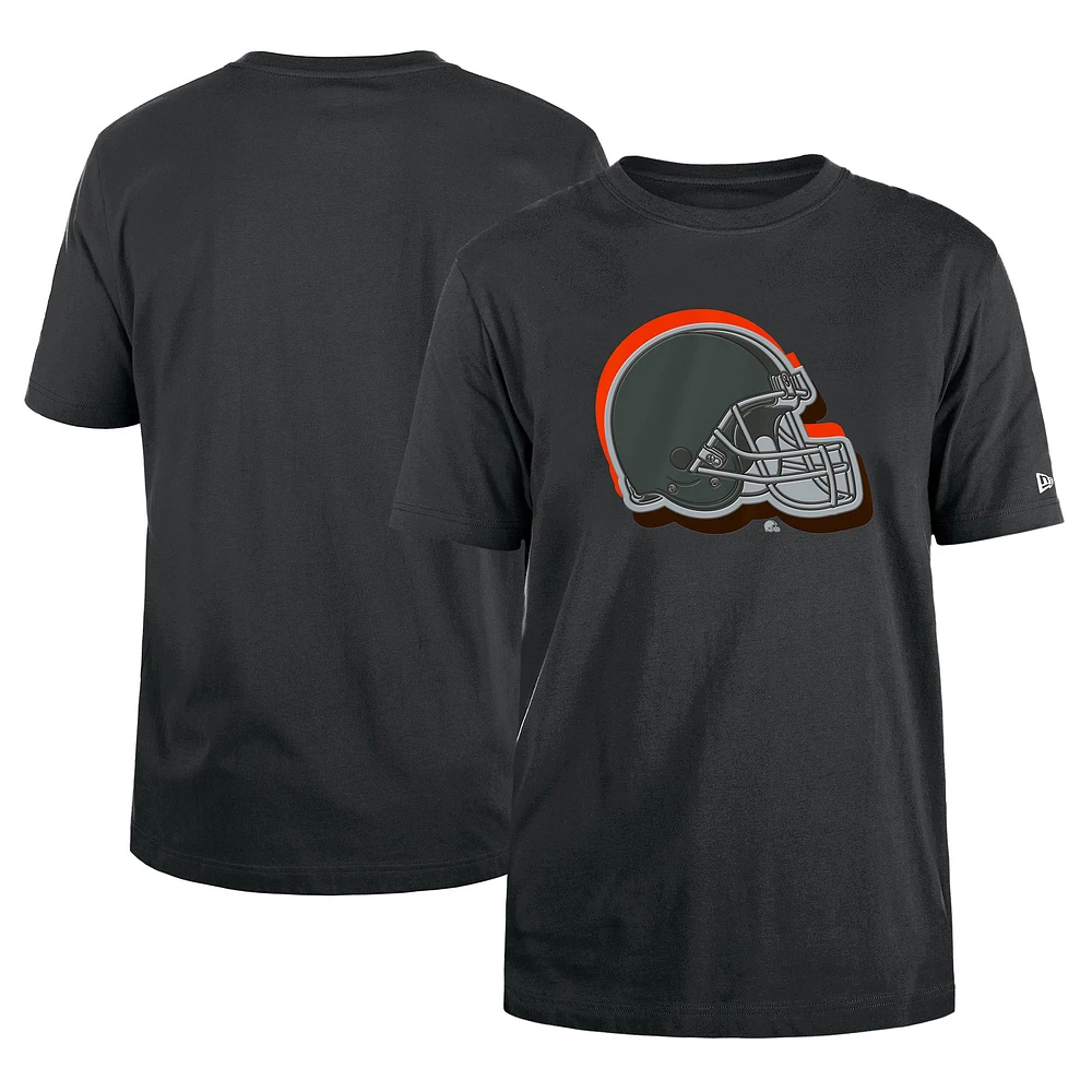 Men's New Era Charcoal Cleveland Browns 2024 NFL Draft T-Shirt