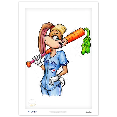 Toronto Blue Jays 14" x 20" Looney Tunes Limited Edition Fine Art Print