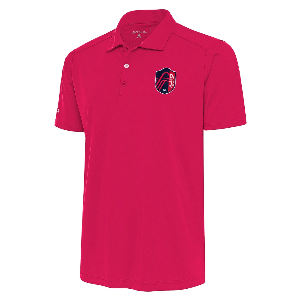 Men's Antigua Red St. Louis City SC Tribute Polo