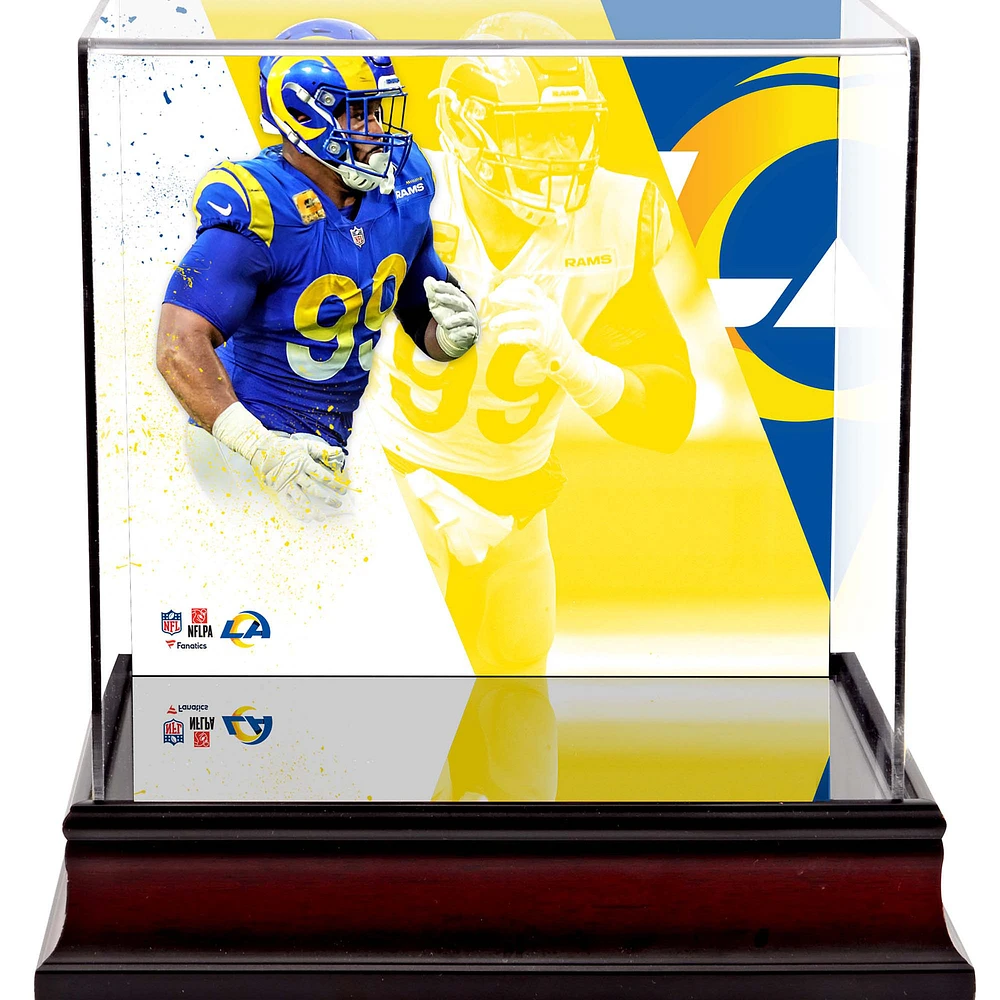 Aaron Donald Los Angeles Rams Deluxe Mini Helmet Case