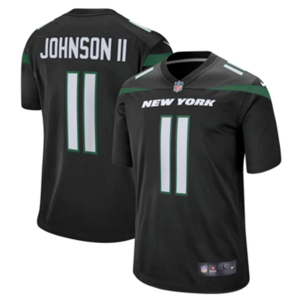 Men's Nike Jermaine Johnson II Black New York Jets Alternate Game Jersey