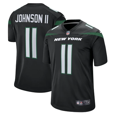 Men's Nike Jermaine Johnson II Black New York Jets Alternate Game Jersey