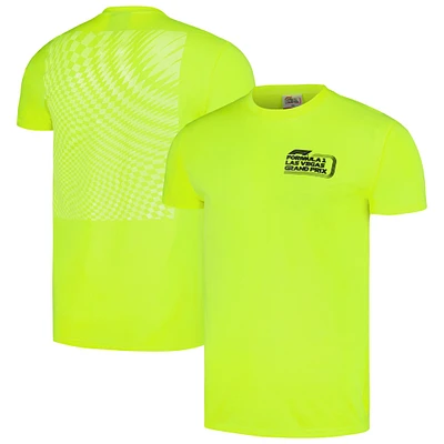 Unisex Neon Green 2023 Las Vegas Grand Prix Mono Core T-Shirt