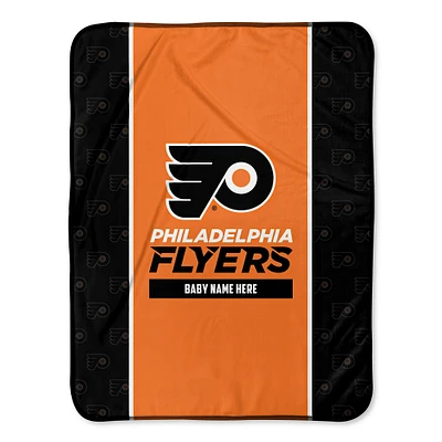 Chad & Jake Philadelphia Flyers 30" x 40" Personalized Baby Blanket